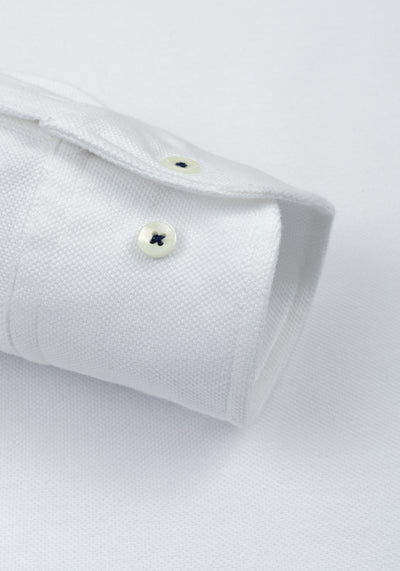 Mist White Piqué Shirt
