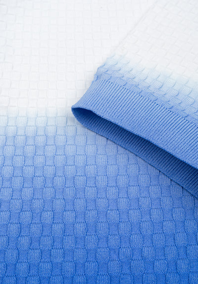 Skyfade White Polyamide Knitted Polo Shirt
