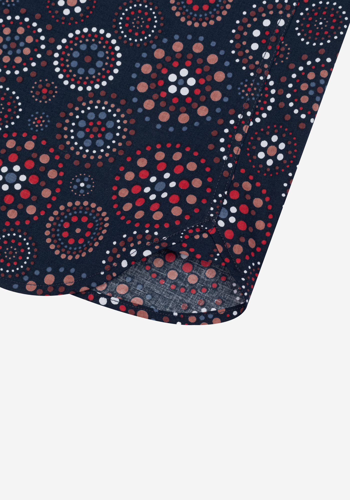 Parti-Colored Printed Poplin Shirt