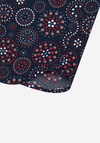 Parti-Colored Printed Poplin Shirt