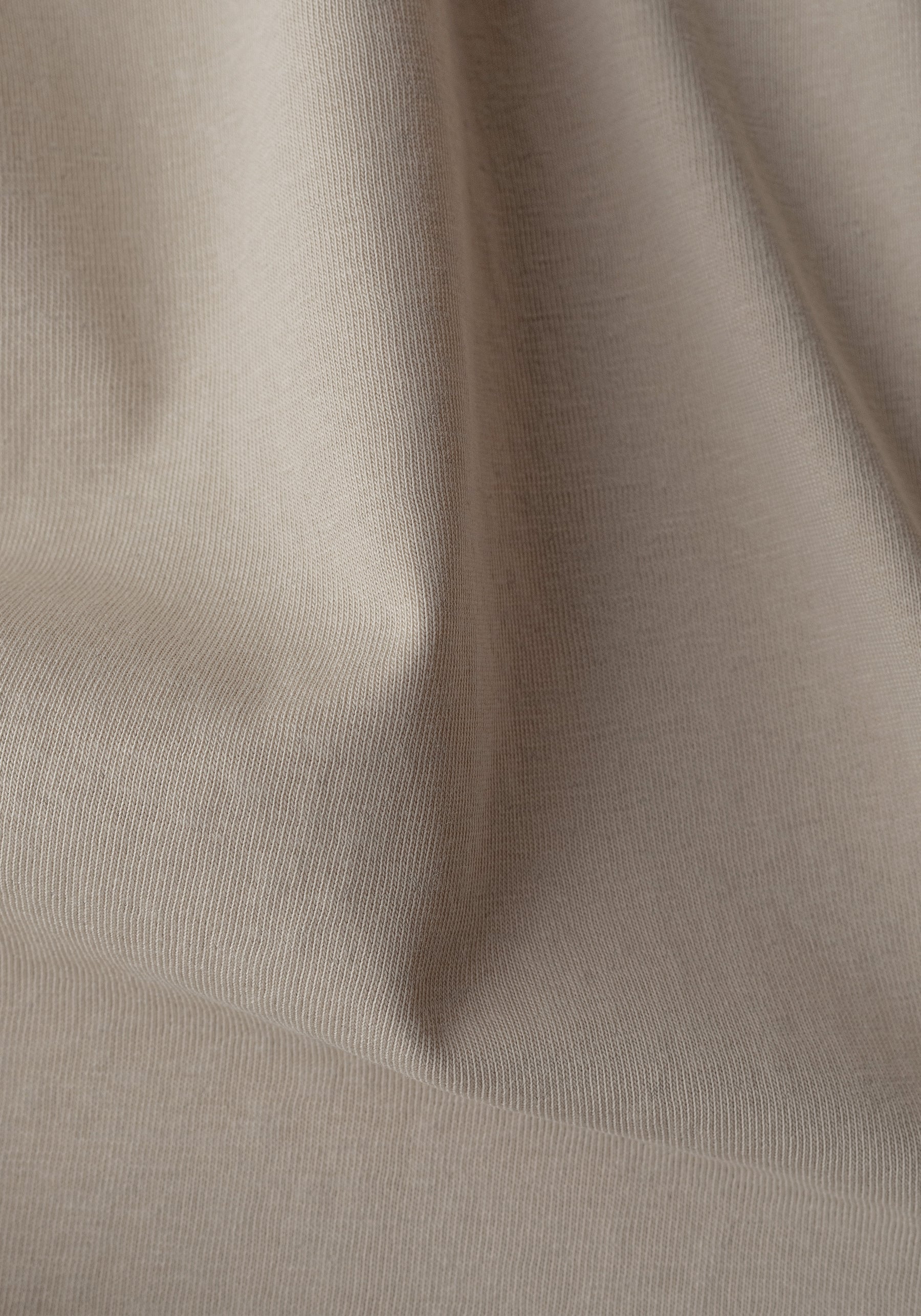 Barley Beige Cotton Polo Shirt