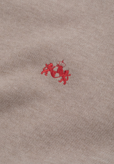 Fawn Beige Cotton Sweatshirt