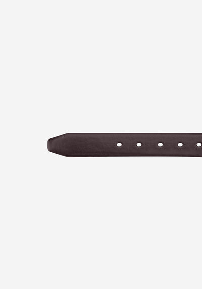 Burnt Brown Double-Face Spanish Genuine Leather Belt