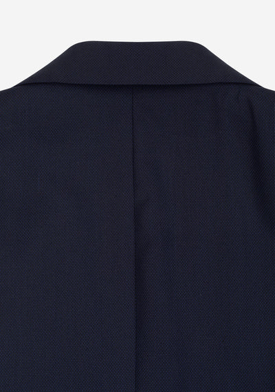 Nocturne Navy Dotted Poly Suit