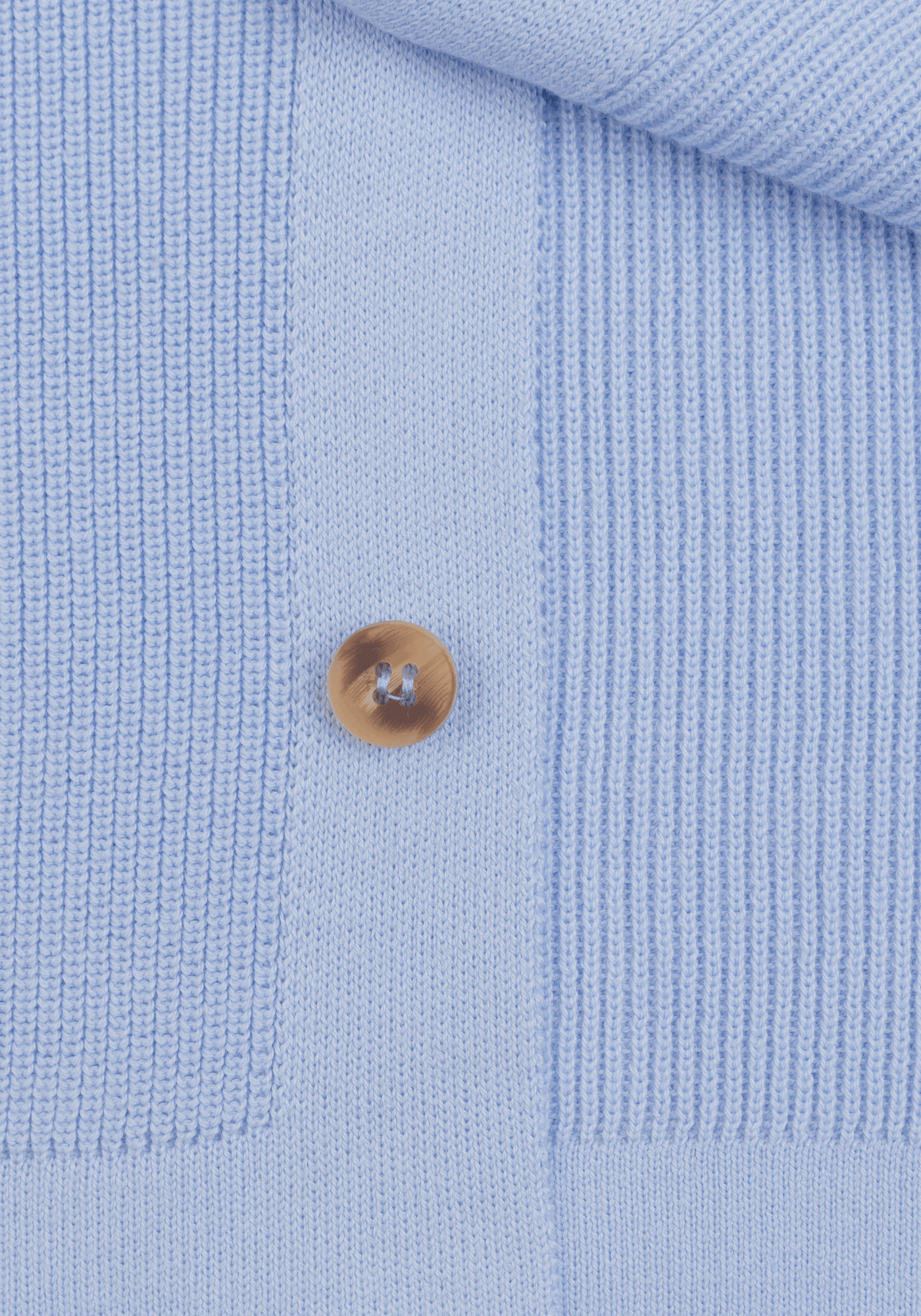 Skyline Blue Heavy Knitted Cardigan