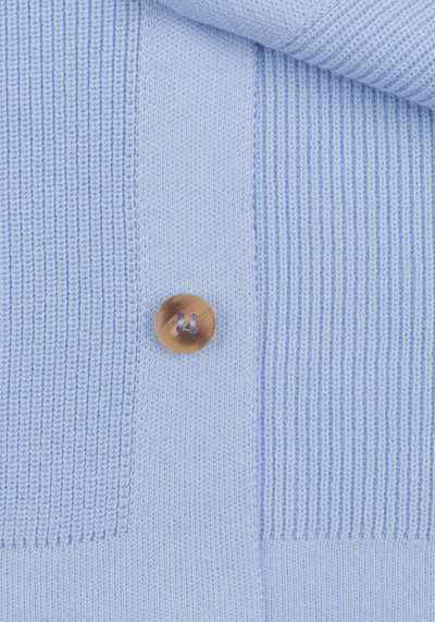 Skyline Blue Heavy Knitted Cardigan