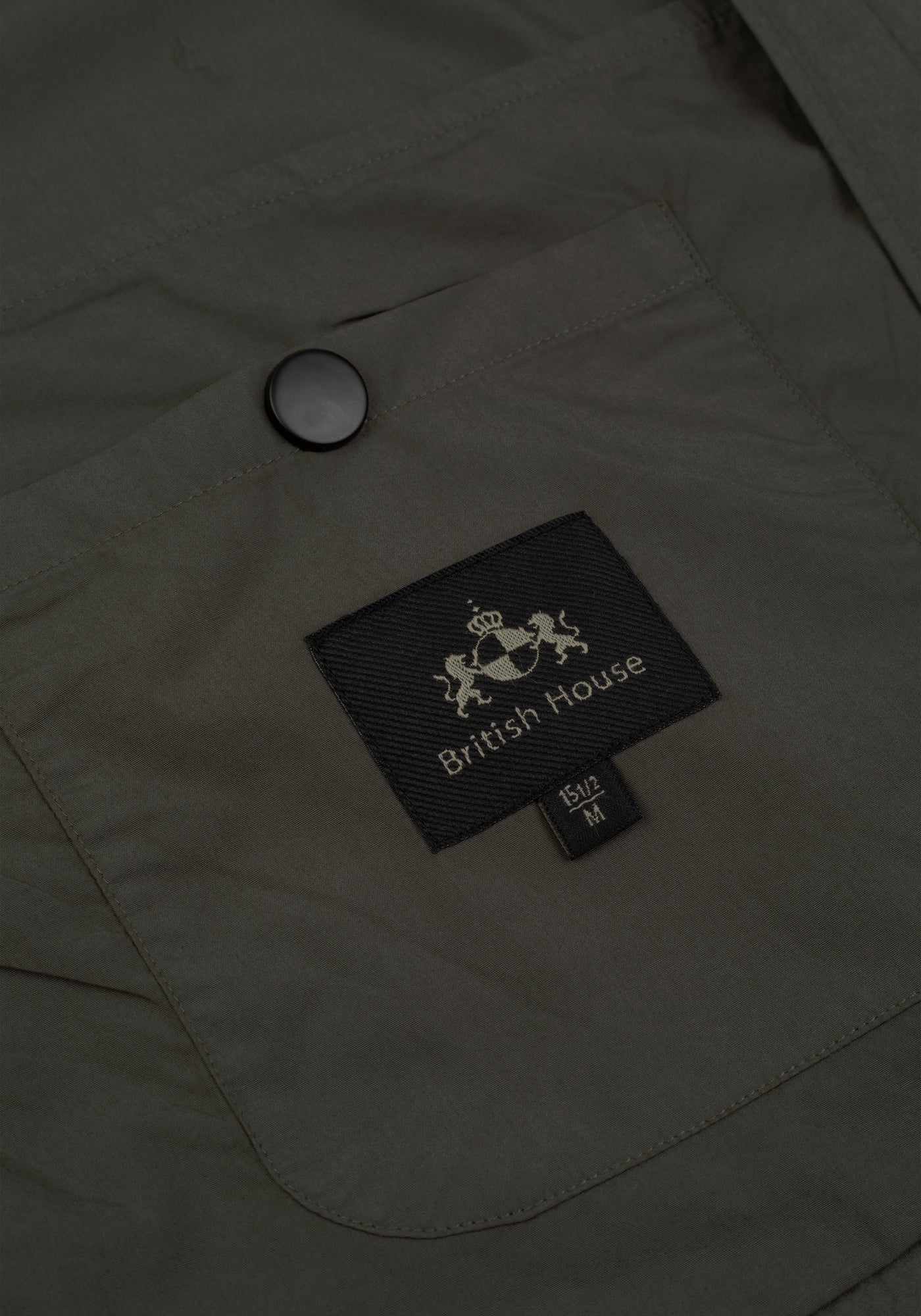 Shadow Olive Paper Touch Overshirt