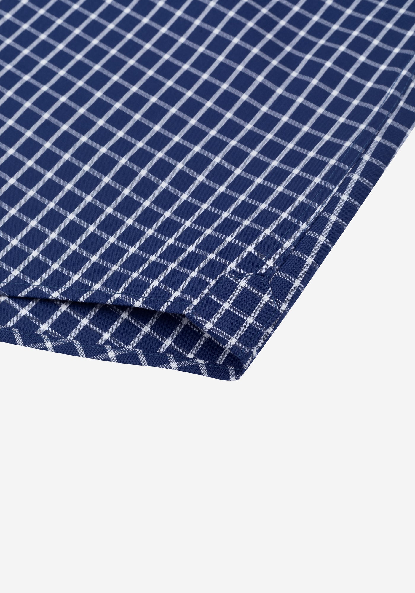 Windsor Navy Checked Poplin Shirt