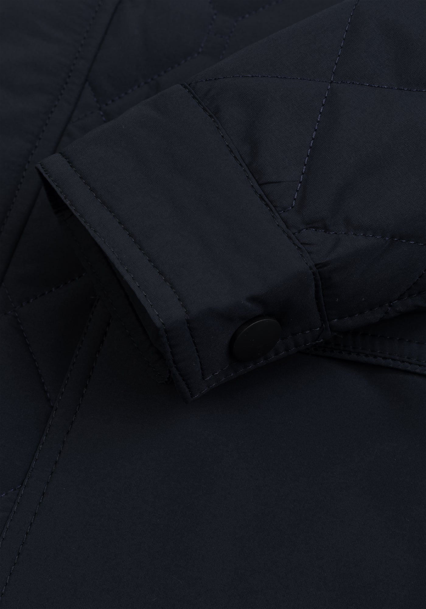Classic Navy Puff-Tech Quilted Jacket
