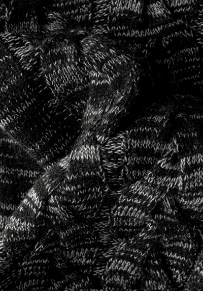 Lunar Grey Braided Zipped Pullover