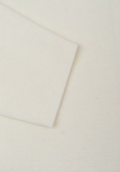 Off-White Merino Wool Blend Cardigan