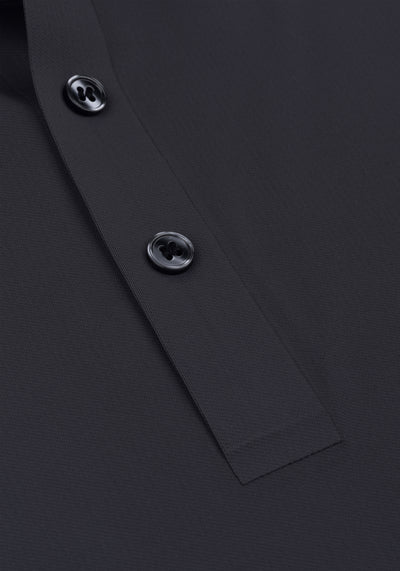Metallic Grey Aero-Hybrid Polo Shirt