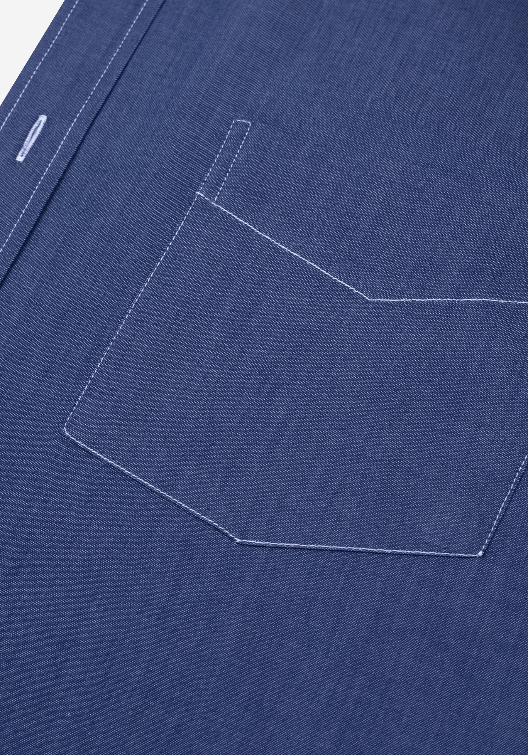 Admiral Blue Twill Shirt