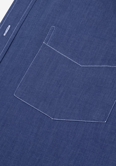Admiral Blue Twill Shirt