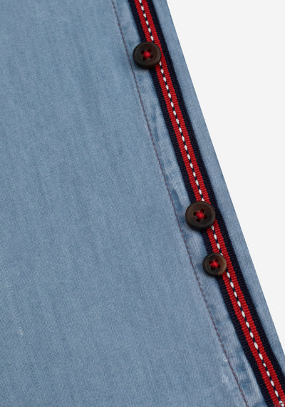 Dusk Blue Selvedge Denim Shirt