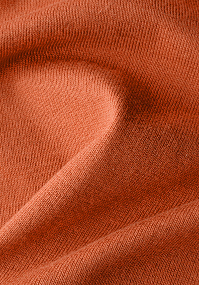 Sienna Orange Knitted T-Shirt