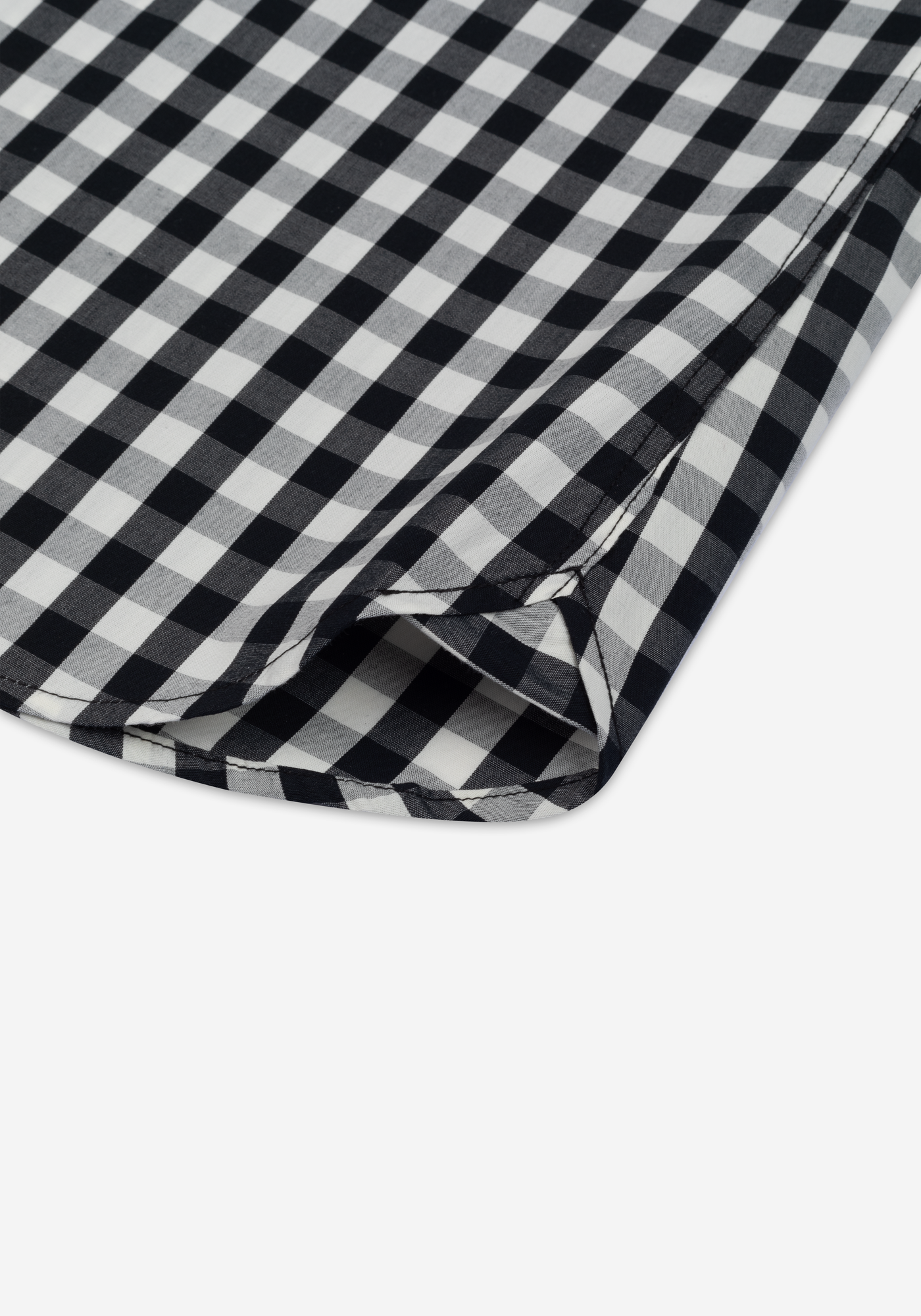 Lunar Black Checked Oxford Shirt