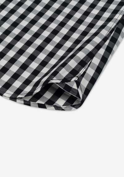 Lunar Black Checked Oxford Shirt