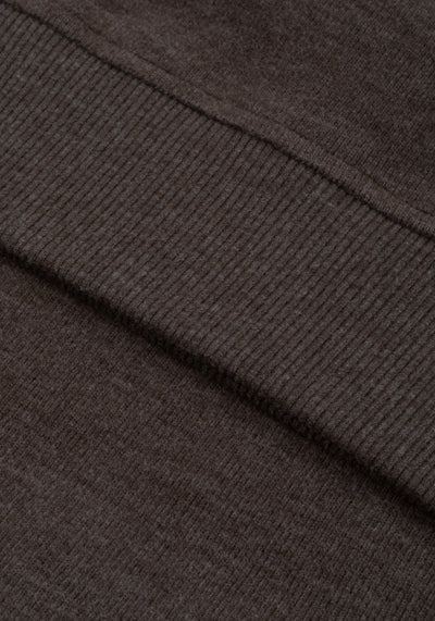 Oak Brown Cotton Sweatshirt