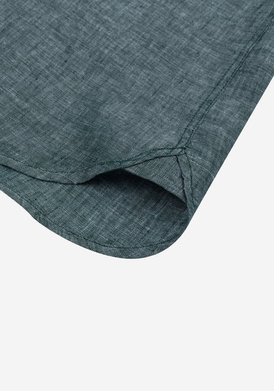 Sage Green Belgian Linen Shirt