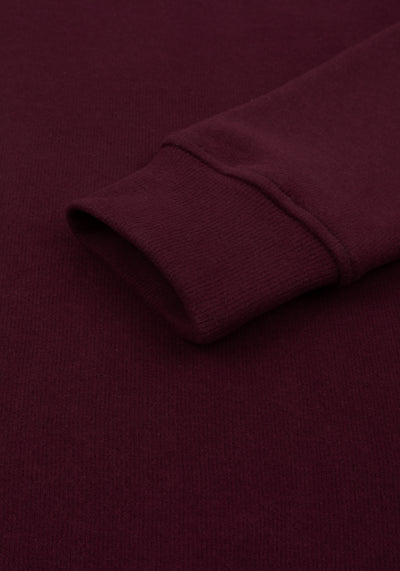Burnt Maroon Cotton Sweatshirt