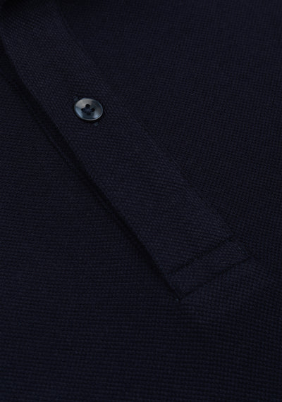 Eclipse Navy Cotton Polo Shirt