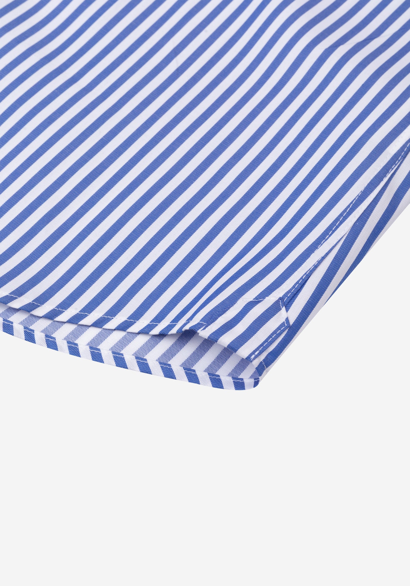 Vivid Blue Stripe Signature Twill Shirt