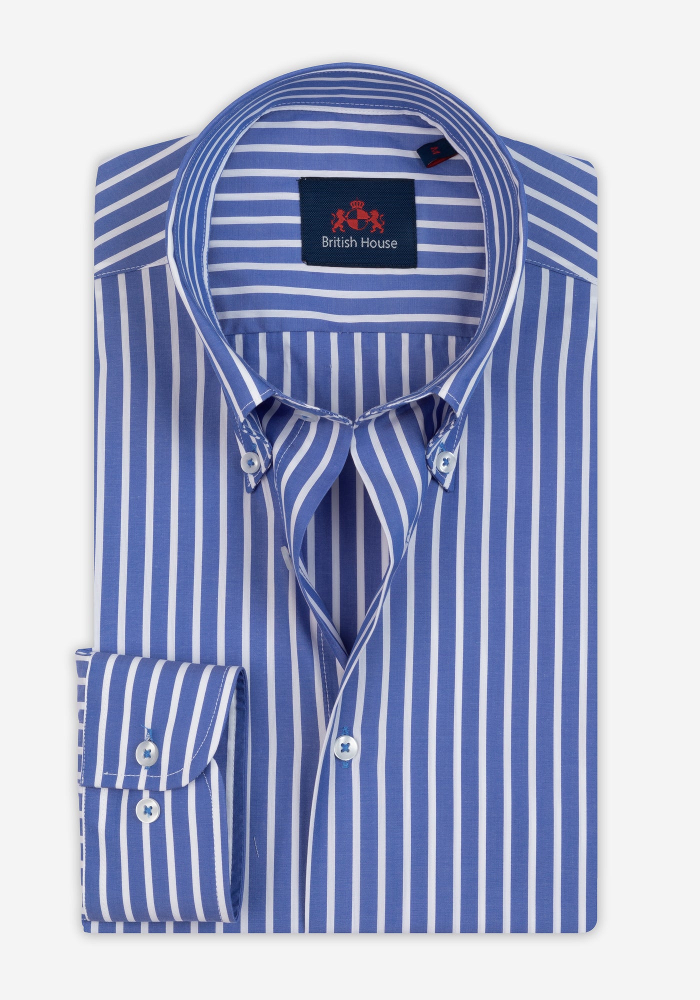 Deep Blue Tencel Cotton Shirt