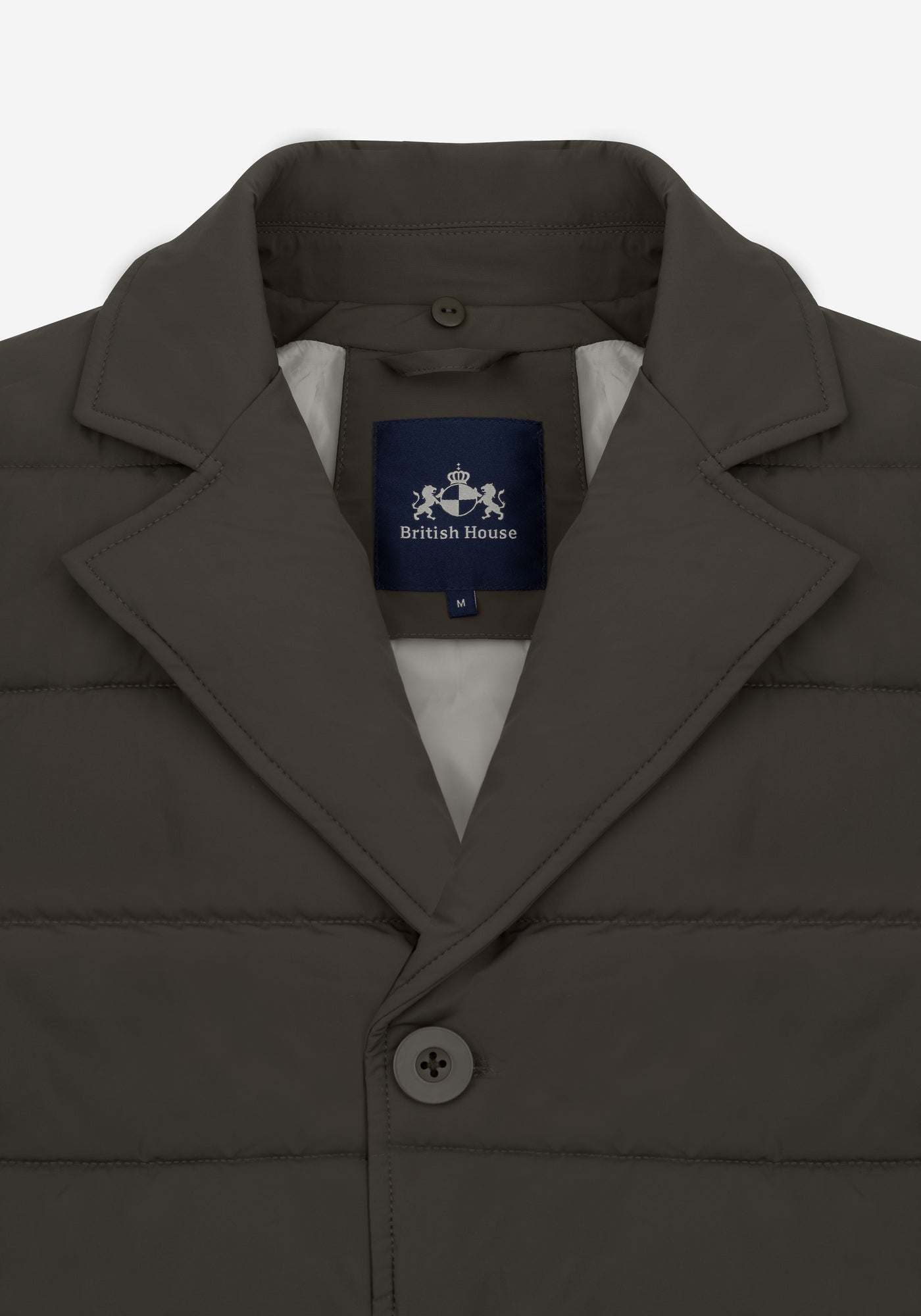 Fossil Olive Padded Polyamide Jacket