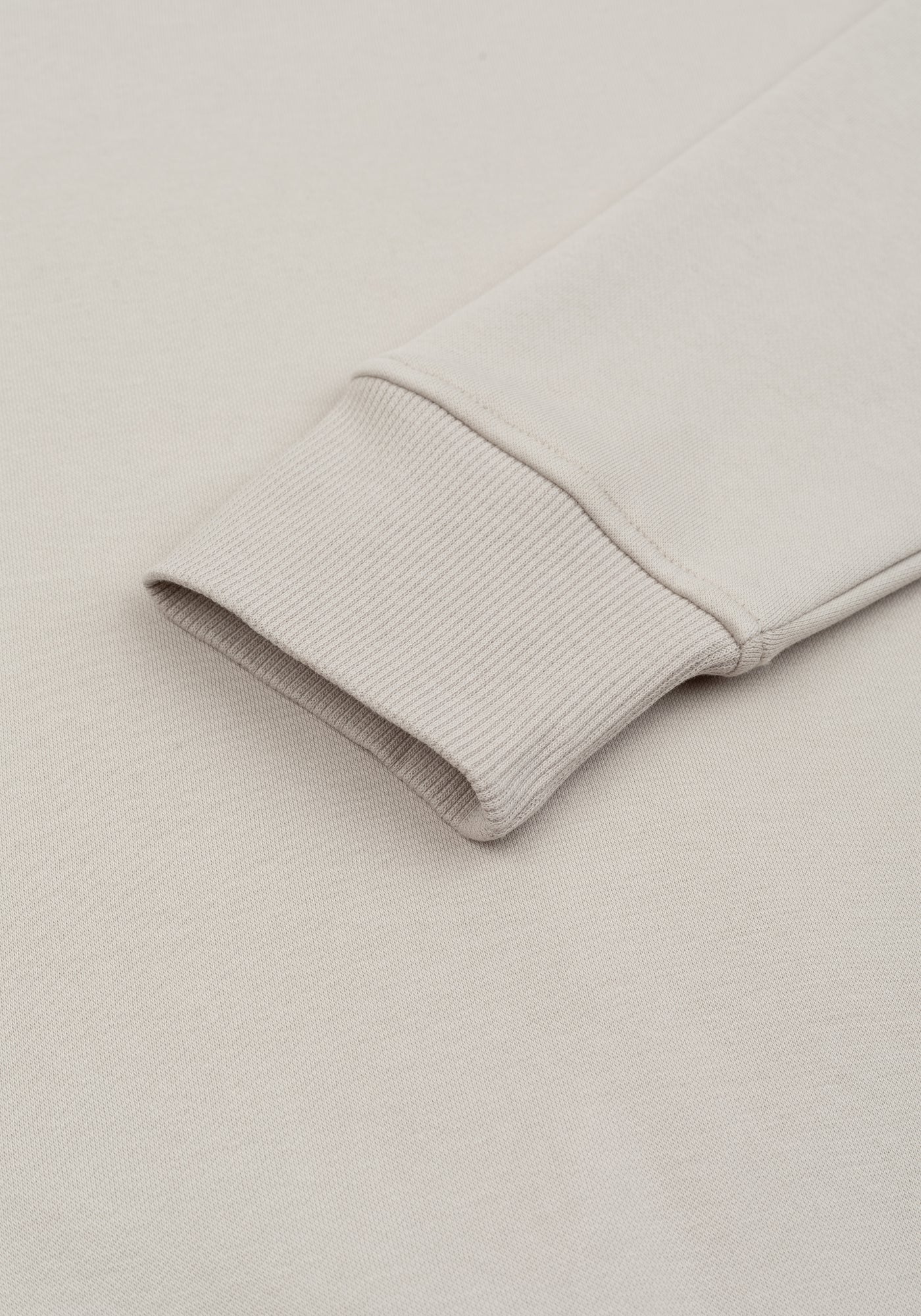 Ash Beige Cotton Sweatshirt