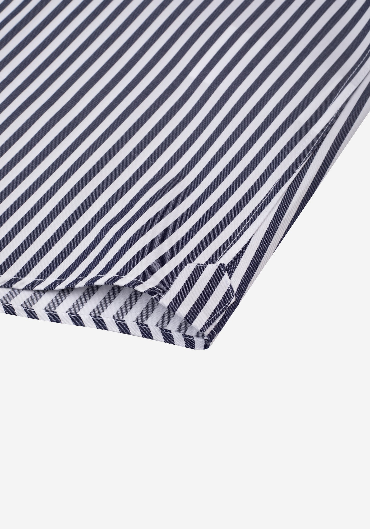 Admiral Navy Stripe Signature Twill Shirt
