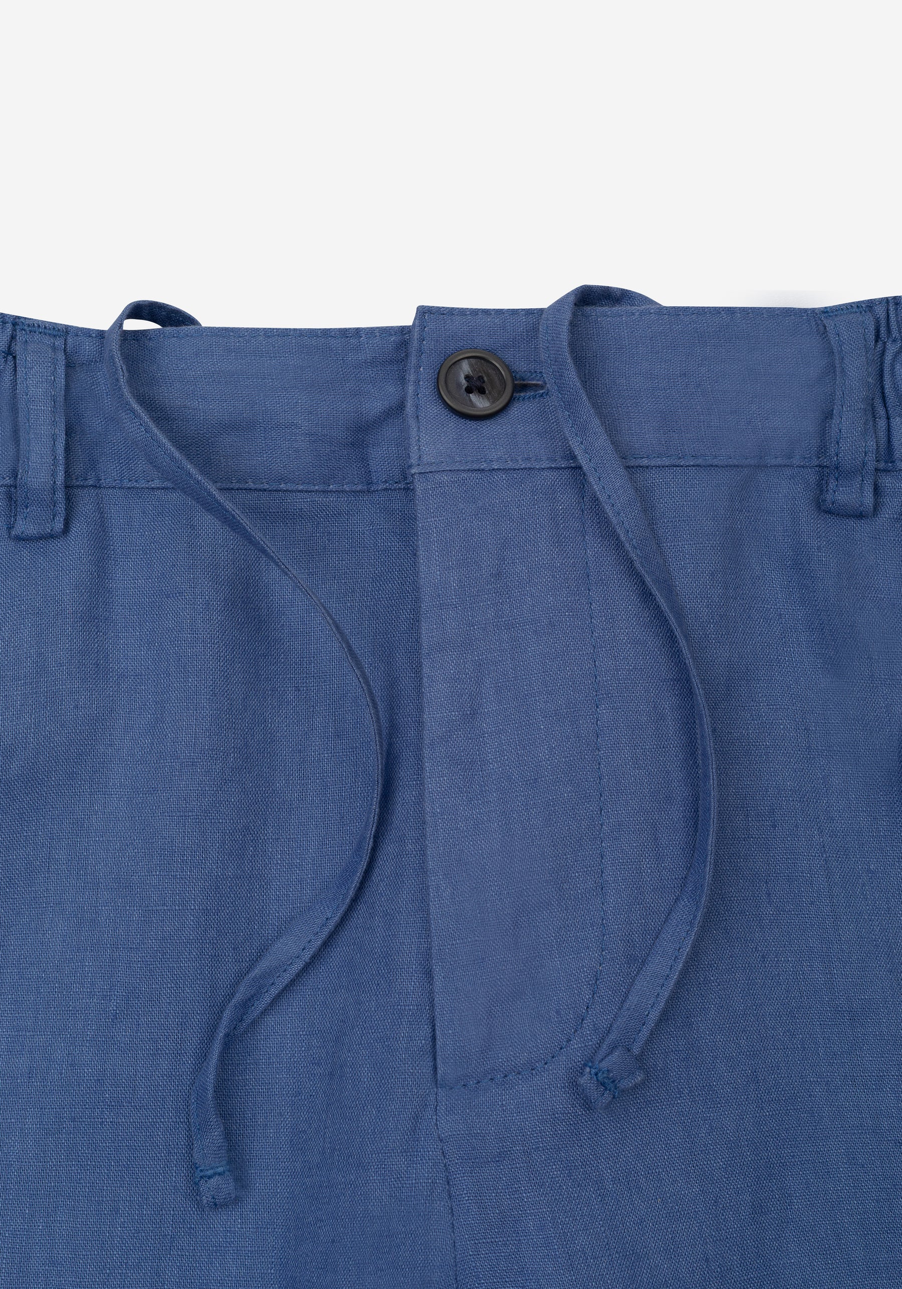 Coastal Blue Soléa Pure Linen Pants