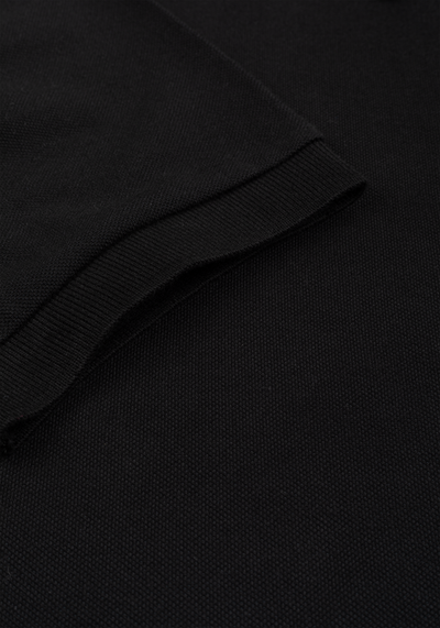Vanta Black Cotton Polo Shirt