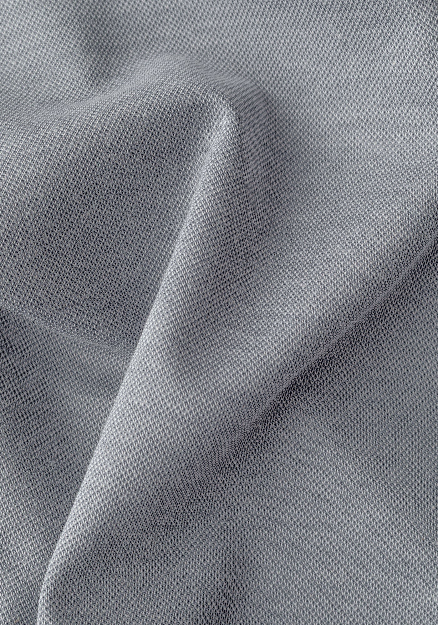 Stone Grey Cotton Polo Shirt