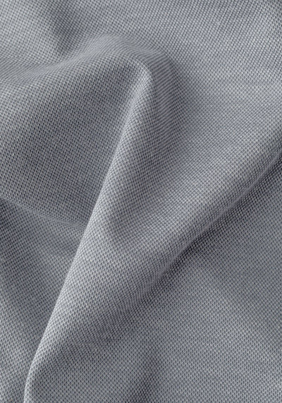 Stone Grey Cotton Polo Shirt