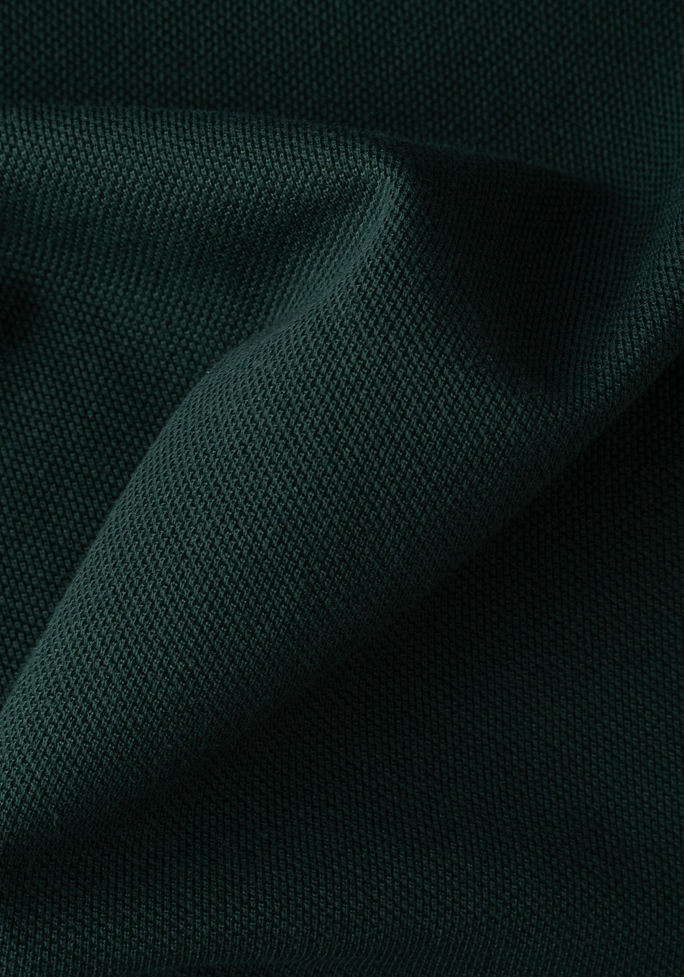Forest Green Cotton Polo Shirt
