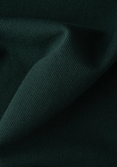 Forest Green Cotton Polo Shirt