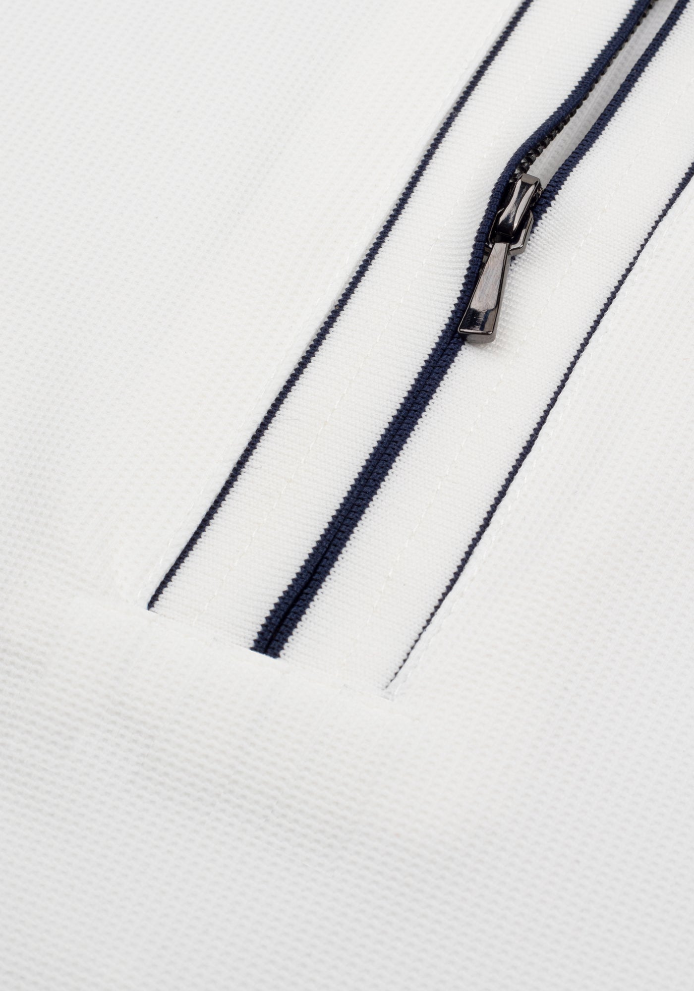 Halo White Aero-Hybrid Polo Shirt
