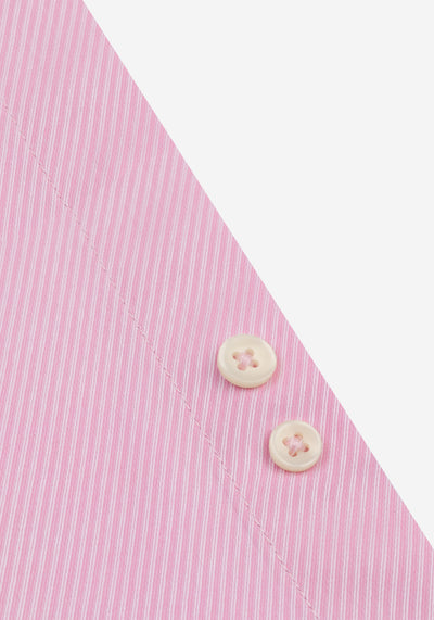 Bloom Pink Stripe Signature Twill Shirt