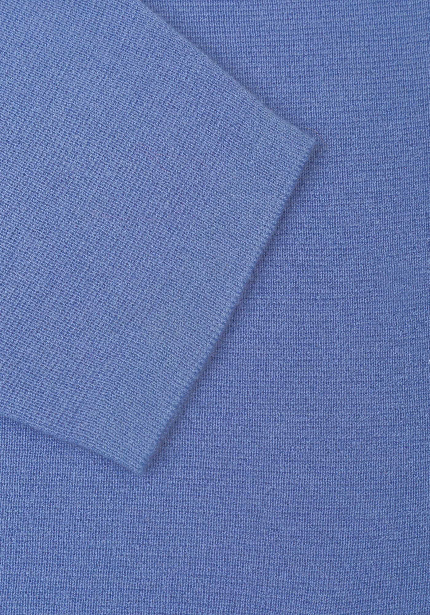 Powder Blue Merino Wool Blend Cardigan