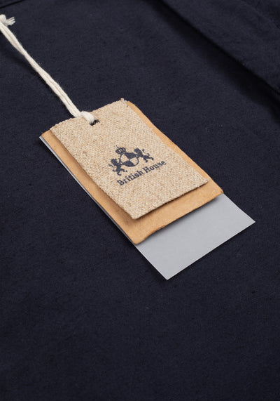 Dusk Navy Soléa Linen Pants