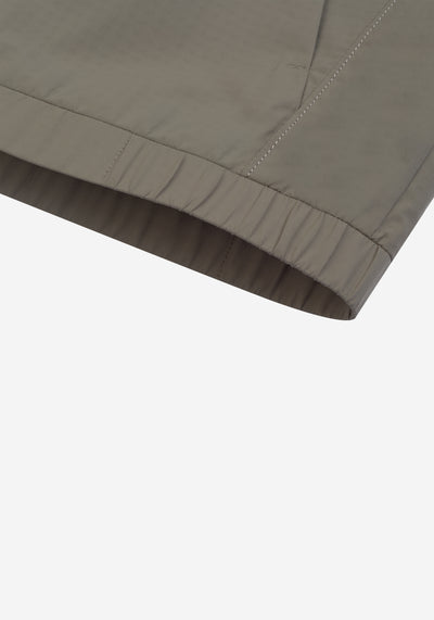 Dune Beige Pocketable Windbreaker Jacket