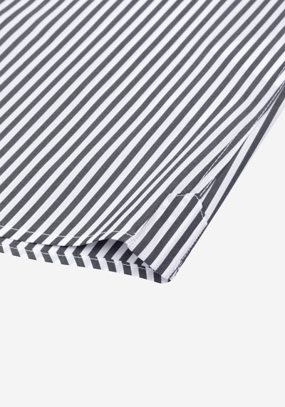 Charcoal Black Stripe Aero-Hybrid Shirt