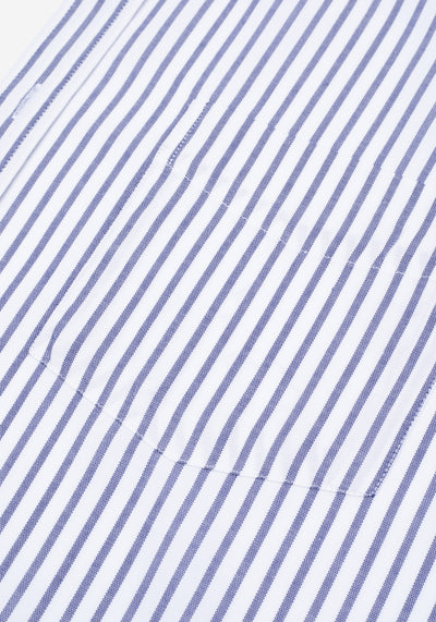 Indigo Blue Stripe Oxford Shirt