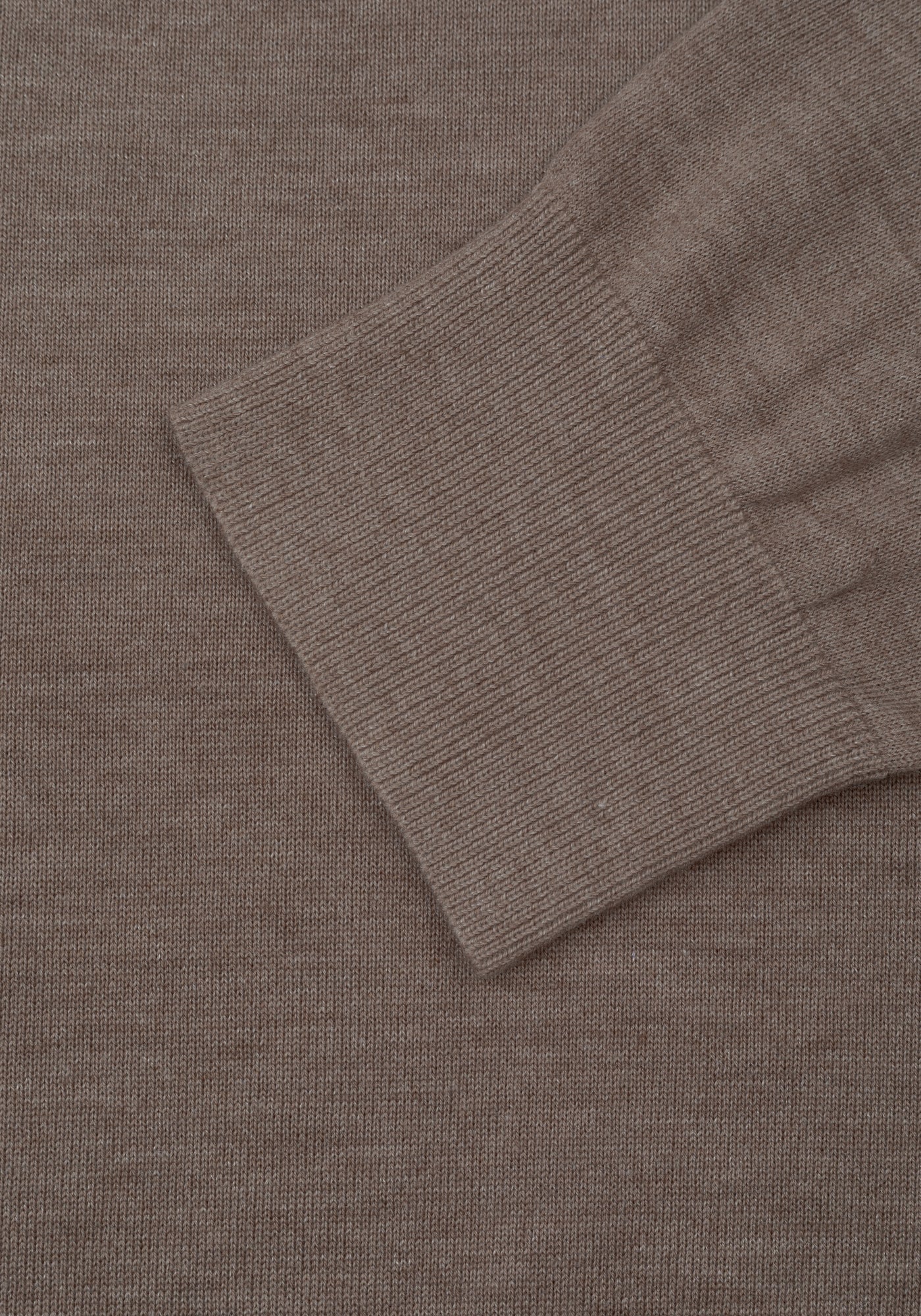 Timber Beige Merino Wool Blend Pullover