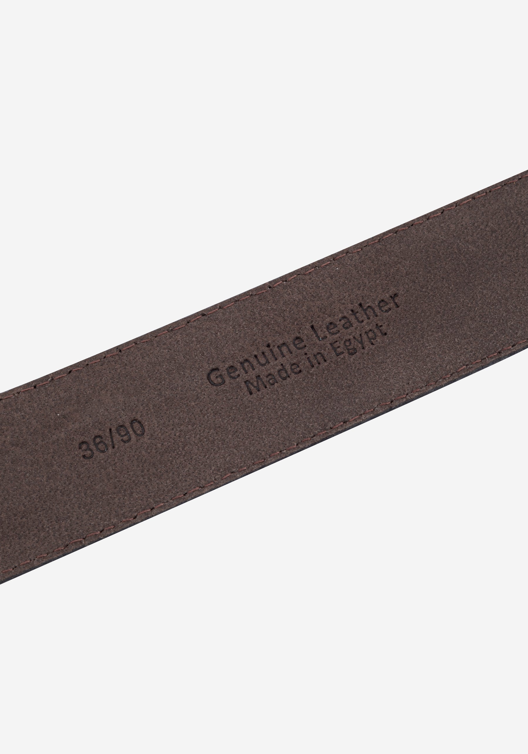 Mocha Brown Spanish Genuine Leather Belt