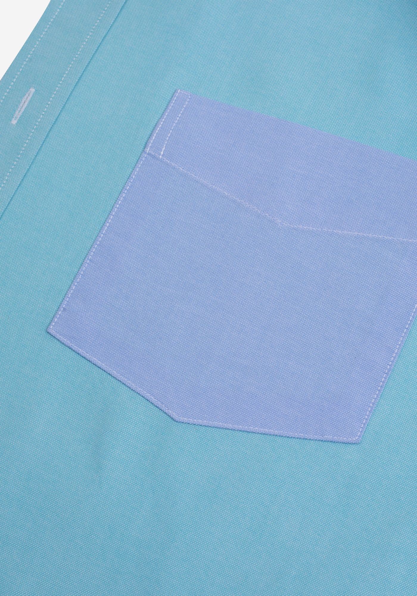 Aqua Tri-Tone Oxford Shirt