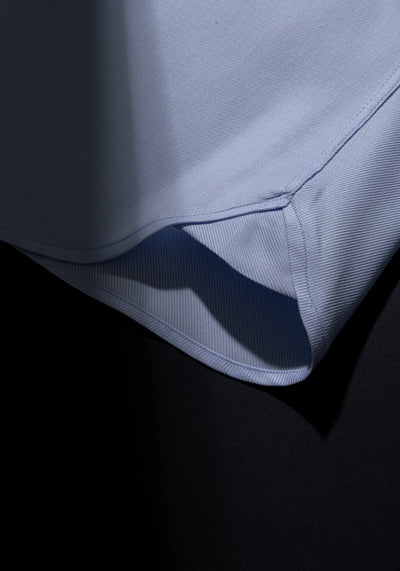 Giza 87 Cotton Dawn Blue Stripe Signature Twill Shirt