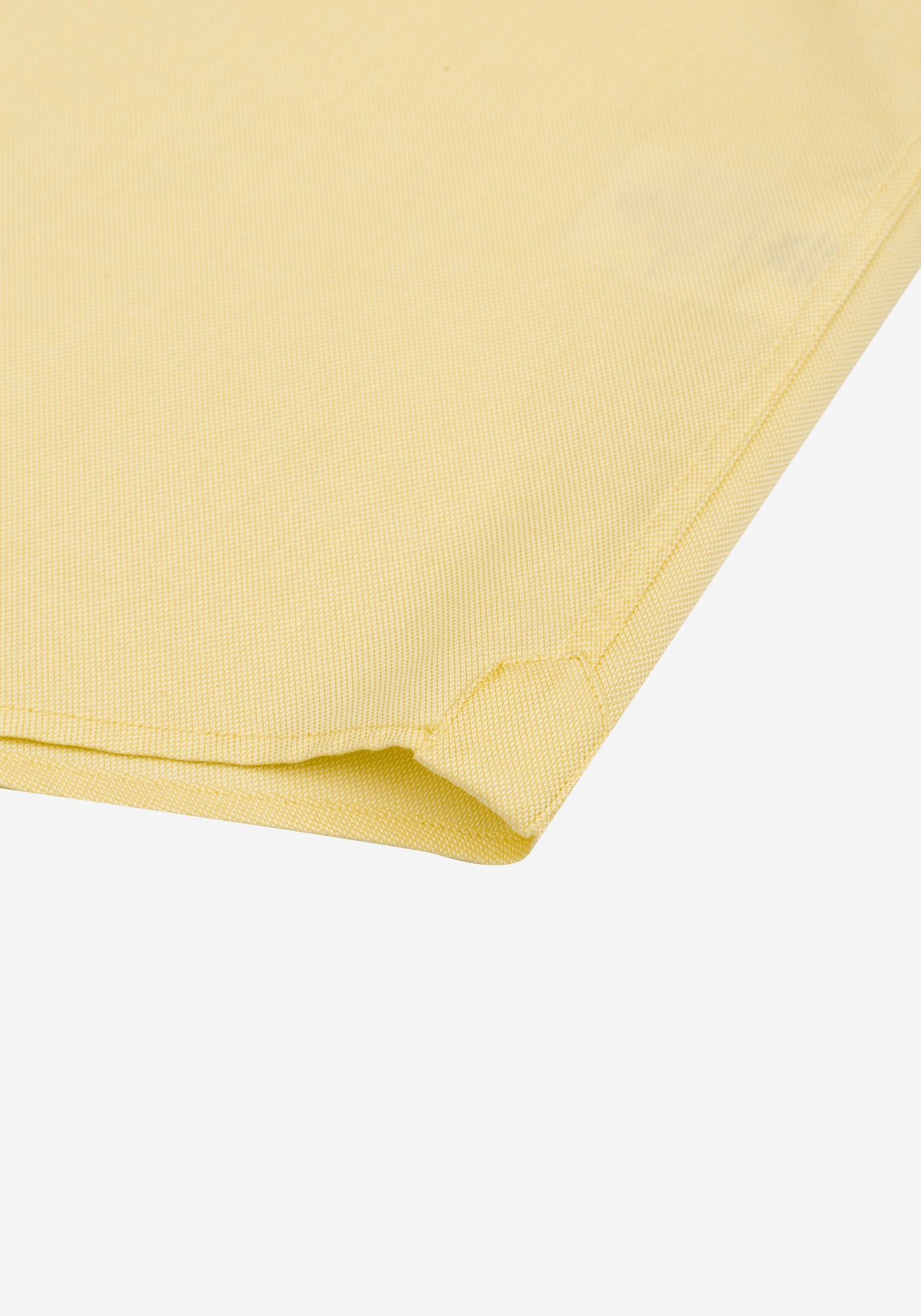 Pastel Yellow Washed Oxford Shirt