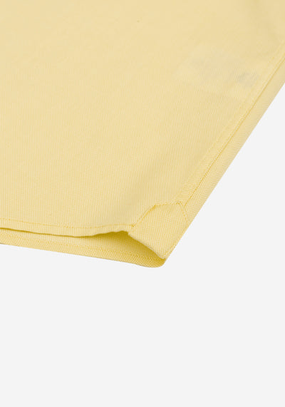Pastel Yellow Washed Oxford Shirt